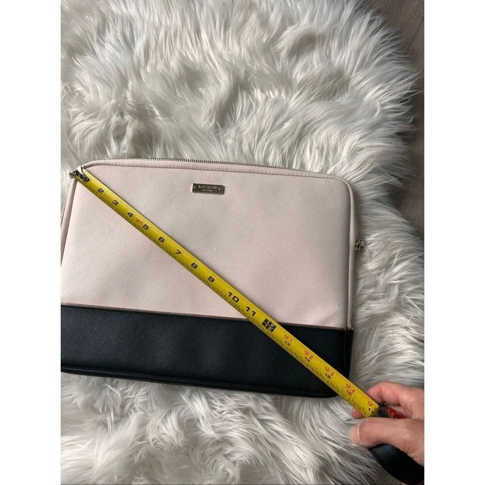 Kate Spade laptop case protector for 13 inch laptop pink and black